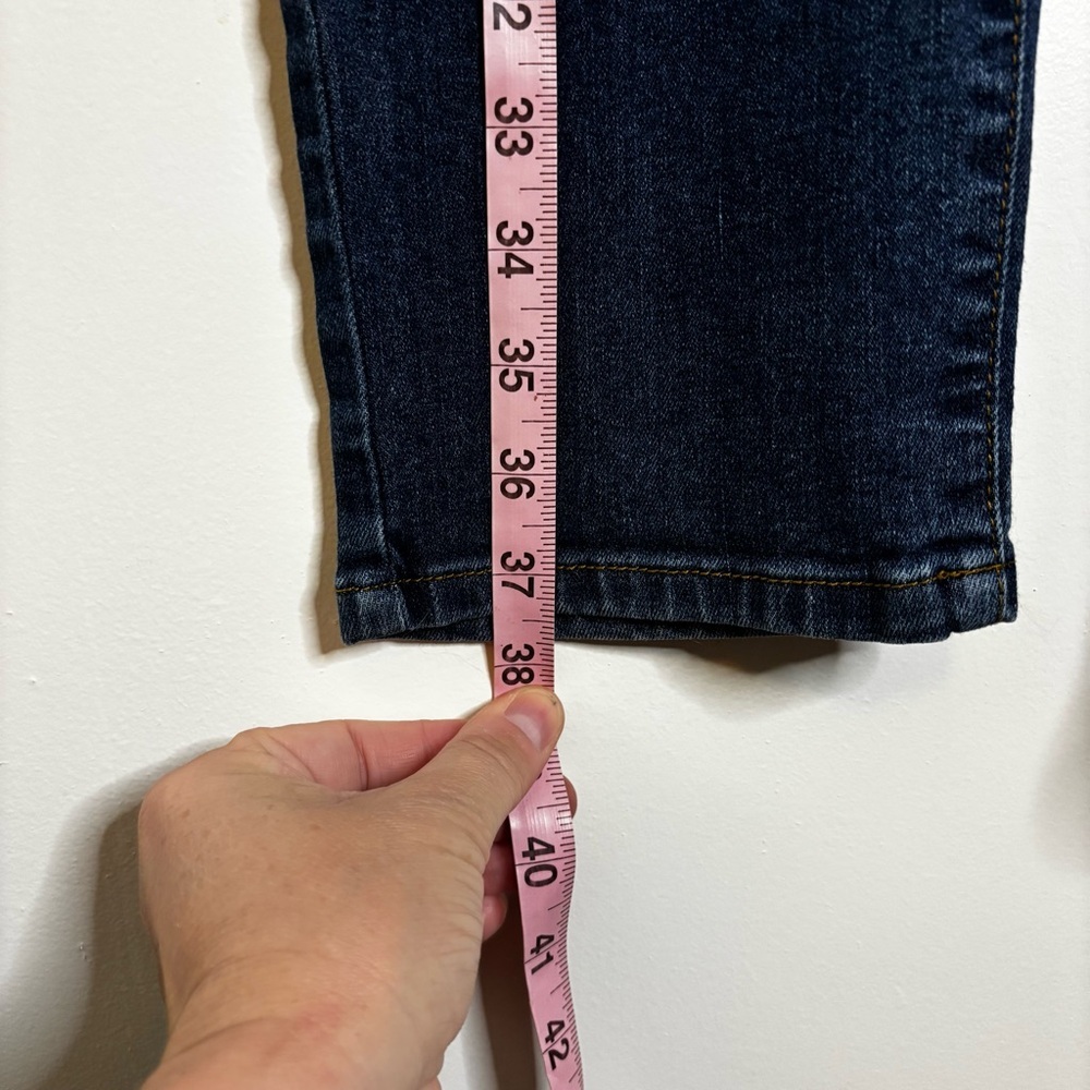Measure & Made Classic Blue Skinny Ankle Jeans - Picture 3 of 13